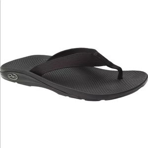 Chaco Mens Flip Eco Tread Black Sandal size 8